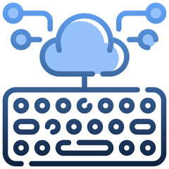 KEYBOARD Gradient icon,linear,outline,graphic,illustration