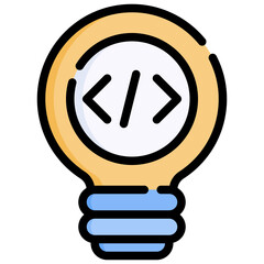 IDEA filled outline icon,linear,outline,graphic,illustration