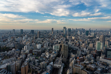 Tokyo Shibuya  area cityscape at daytime.
