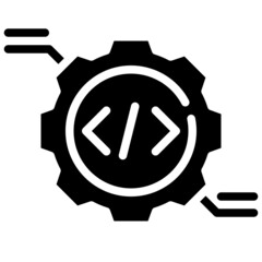 SETTINGS glyph icon,linear,outline,graphic,illustration