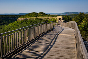 Bulgarian landscape of Ovech Fortress Provadia