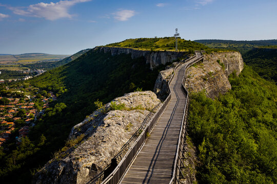 Bulgarian landscape of Ovech Fortress Provadia
