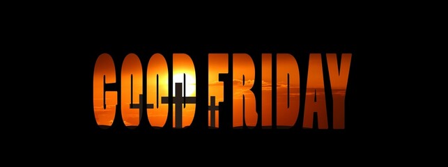 good friday , Resurrection of Jesus. illustration concept