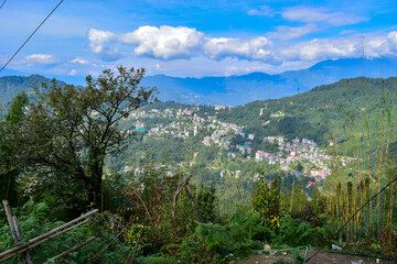 landscape with sky and clouds
