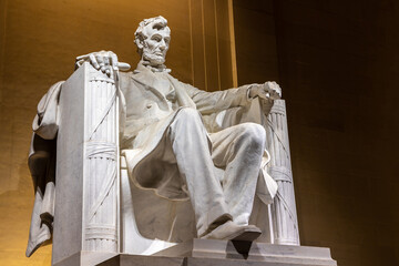 Abraham Lincoln statue in Washington