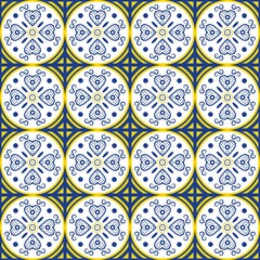 Seamless geometric pattern in scandinavian style with flowers and graphic elements of trendy interior design. Vector illustration