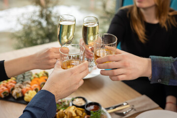person is going to drink alcohol.
