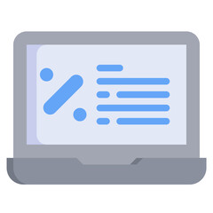 LAPTOP flat icon,linear,outline,graphic,illustration