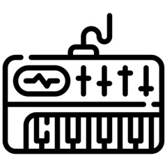 SYNTHESIZE line icon,linear,outline,graphic,illustration