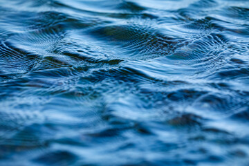 Water ripples, Water ripples effect, Blue water ripples.