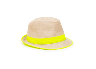Summer hat isolated on the white background