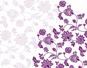 Fototapeta premium Colorful paisley floral pattern , textile swatch , India 