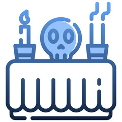DIA DE MUERTOS Gradient icon,linear,outline,graphic,illustration
