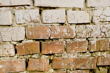 Texture background concept, old brick wall.