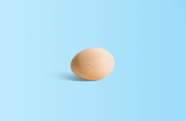 Chicken egg. Egg concept, lots of protein. Eating scrambled eggs, eggshells.