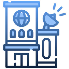 OFFICE Gradient icon,linear,outline,graphic,illustration