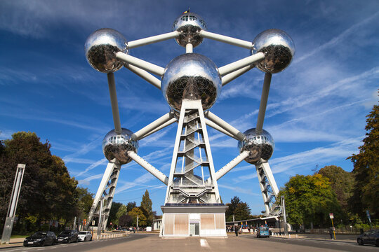 Atomium, built for the Expo 58, Brussels, Belgium.