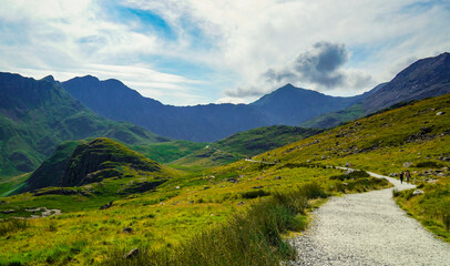 landscape in the mountains