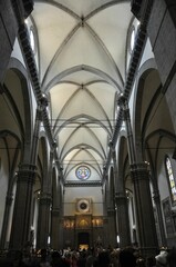 Fototapeta premium Inside the Italian church.