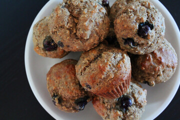 De bons muffins au bleuets maison