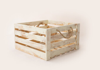 Wooden container crate box