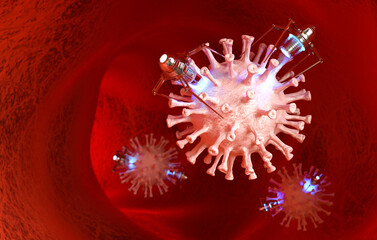 Nanobots are destroying the coronavirus