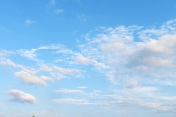 blue sky with clouds
