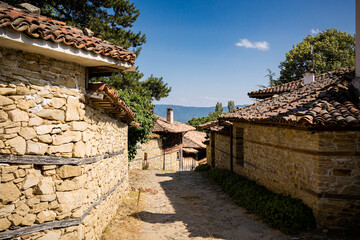 Fototapeta na wymiar Bulgarian landmark of Zheravna village