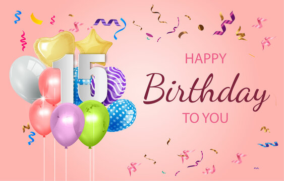 Happy 15Th Birthday Images – Browse 3,970 Stock Photos, Vectors, and Video