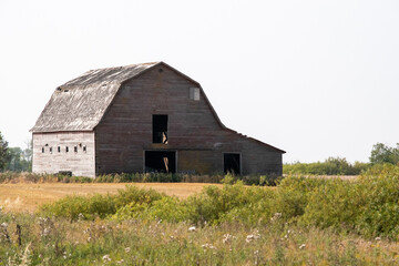 Abandoned barn in rural Saskatchewan, Canada