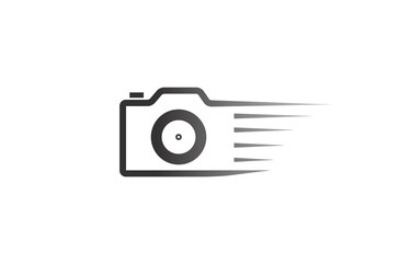 Creative Black Camera Logo Design Symbol Vector Illustration