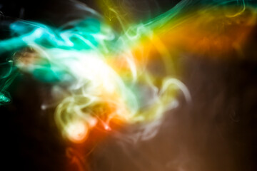 colorful  smoke