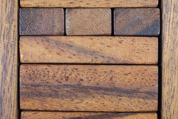 Wood block background texture.