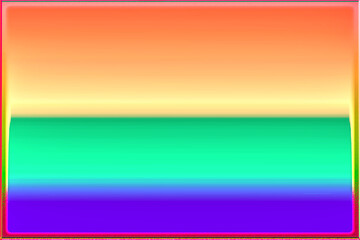 Obraz premium Abstract, Shoreline, Purple, Green, and Pale Orange, digital art