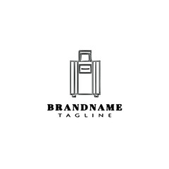 luggage logo icon design template vector