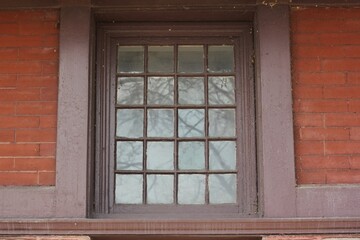 Obraz premium old wooden window