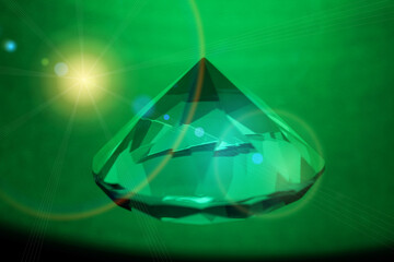 green crystal clear crystal