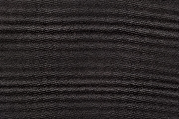 Black fabric cloth polyester texture and textile background.