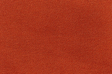 Red fabric cloth polyester texture and textile background.