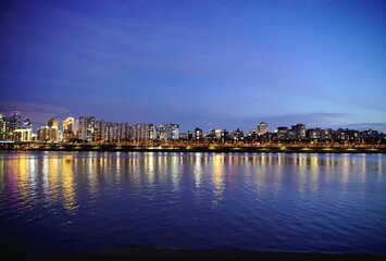 한강야경 서울 한국 롯데월드타워