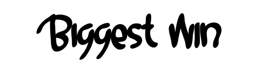 motivational words written by hand with basic colors black and white