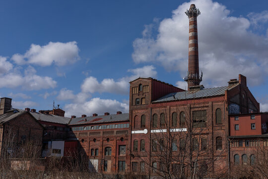 A closed sugar factory in Pruszcz Gdański 