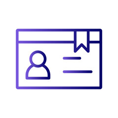 Membership Card Icon