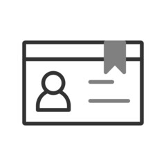 Fototapeta premium Membership Card Icon