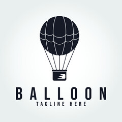hot air balloon icon vector design logo © Prast-HF