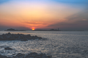 Naklejka premium 일몰