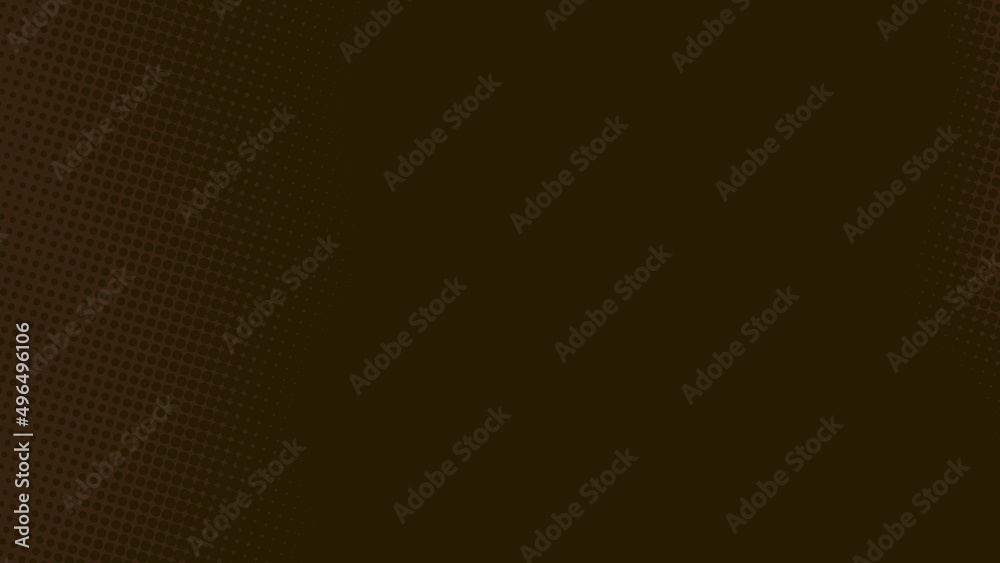 Poster abstract dots halftone brown dark color pattern gradient texture background.