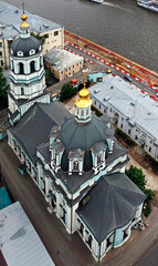 St. Nicolas church in Moscow, Russia. Years of construction 1741—1759	 - obrazy, fototapety, plakaty