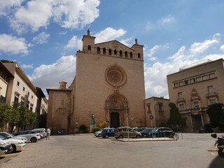 The Basilica of St. Franzesc in Palma, Mallorca, Balearic Islands, Spain