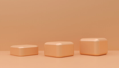 podium for products, 3d rendering